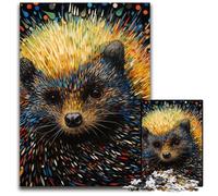 Puzzle Riccio Artistico per Adulti, Puzzle da 1000 Pezzi per Adulti, Regalo Perfetto per la Festa della Mamma, Compleanni, Natale 26X38CM/10,23x14,96 pollici