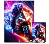 Puzzle RIDER MANIA da 1000 pezzi in cartone per adulti, regalo perfetto per compleanni, feste e Natale, 26X38CM/10,23x14,96 pollici
