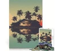 Puzzle "Riflessi Tropicali" da 1000 pezzi per adulti, ideale per lo sviluppo cognitivo, un hobby rilassante, pulito e perfetto come regalo di Natale (38x26cm)