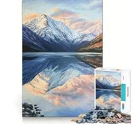 Puzzle "Riflesso di Montagna" per adulti, 1000 pezzi, gioco per allenare la mente, divertimento in casa, taglio di precisione, regalo per le vacanze (50x75cm)