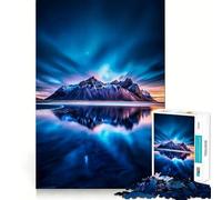 Puzzle Riflesso di montagna per ragazzi, 1000 pezzi, stimola la memoria, rilassante, divertente, da assemblare, (38x26cm)