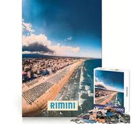 Puzzle Rimini da 1000 pezzi per adulti e ragazzi,ideale per il benessere mentale,il relax e la concentrazione,perfetto per un'esperienza speciale (50x75cm)