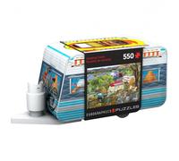 Puzzle - Rimorchio Camper In Latta - 550 Pezzi