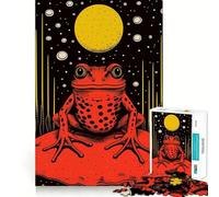 Puzzle Riso Print Funky Frog da 1000 pezzi per adulti e ragazzi, gioco di logica e creatività, ideale per la casa e per divertirsi con la qualità del taglio, un classico regalo (50x75cm)