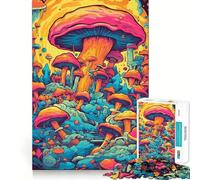 Puzzle Risograph con animali per ragazzi, 1000 pezzi, divertente e rilassante, con ritagli nitidi, decorazione murale (38x26cm)