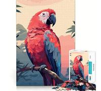 Puzzle Risograph con animali per ragazzi, 1000 pezzi, divertente e rilassante, con ritagli nitidi, decorazione murale (38x52cm)