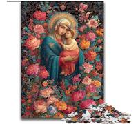 Puzzle Ritratto di Maria Madre 1000 pezzi per adulti, modello di assemblaggio, ideale come regalo per tutta la famiglia, adatto per bambini di età compresa tra 26 e 38cm