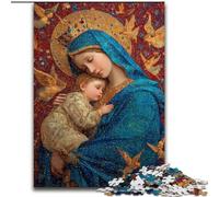 Puzzle Ritratto di Maria Madre 1000 pezzi per adulti, modello di assemblaggio, ideale come regalo per tutta la famiglia, adatto per bambini di età compresa tra 26 e 38cm