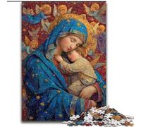 Puzzle Ritratto di Maria Madre per adulti e adolescenti, adatto a partire dai 14 anni, ideale come regalo per tutta la famiglia (26x38cm)