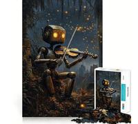 Puzzle Robot Violinista per Ragazzi, 1000 Pezzi, Gioco Sfida Mentale, Divertimento Rilassante, Taglio Preciso, Regalo Festivo (38x52cm)