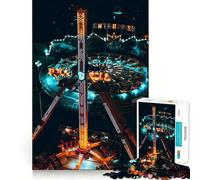 Puzzle Rock 'n' Roll Ride da 1000 pezzi per adulti, ideale per migliorare la memoria, alleviare l'ansia, creare un design accattivante e un regalo artistico (38x52cm)