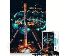 Puzzle Rock 'n' Roll Ride per adulti, 1000 pezzi, gioco di abilità mentale, hobby tranquillo, design, assemblaggio, regalo per le vacanze (50x75cm)