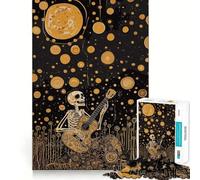 Puzzle Rock N Roll With The Stars, difficile, per adulti, 1000 pezzi, gioco di logica fine, divertente e rilassante, bordi puliti, regalo pensato (38x26cm)