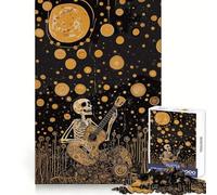 Puzzle Rock N Roll With The Stars, difficile, per adulti, 1000 pezzi, gioco di logica fine, divertente e rilassante, bordi puliti, regalo pensato (38x26cm)
