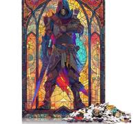 Puzzle Rogue in vetro colorato per adulti, puzzle da 1000 pezzi per adulti e adolescenti, gioco per famiglie, 1000 pezzi (38x26 cm)