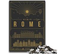Puzzle Roma Italia 2000 pezzi per adulti e ragazzi, gioco stimolante e gioco per famiglie, regalo di compleanno, regali, arte murale 2000 pezzi (70x100cm)