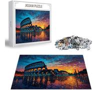Puzzle Roma Puzzle 3000 Pezzi Arte per Adulti e Bambini, Colosseo Puzzle Giochi Rilassamento e Intelligence, Jigsaw Adulti Classici legno Gioco, Idea Regalo per Lei o Lui, Decorazione la Casa D-335