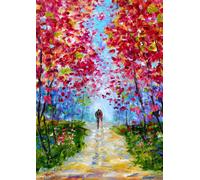 Puzzle Romantica di fiori primaverili 1000 pezzi