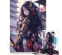 Puzzle romantico Samurai da 1000 pezzi per adulti e ragazzi, gioco di logica, casa, divertimento, taglio di qualità, regalo classico (38x26cm)