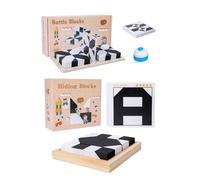 Puzzle Rompicapo, Con Capacità Di Pianificazione Migliorata, 24,5x14x7 Cm, Gioco Di Con Di Legno Con 80 Sfide, Giocattoli Puzzle Mentali I-Q Test, Colorati E Coinvolgenti, Per Bambini,
