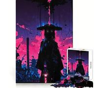 Puzzle Ronin in Neon Wasteland da 1000 pezzi per adolescenti, gioco di logica stimolante per il relax mentale, bordi trasparenti, regalo elegante (38x26cm)