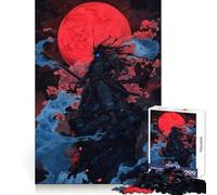 Puzzle Ronin Luna di Sangue da 1000 pezzi per adolescenti, esercizio di ragionamento, attività rilassante, bordi di alta qualità, elegante regalo di Natale (50x75cm)