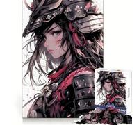 Puzzle RONIN SAMURAI GIRL per adolescenti, 1000 pezzi, gioco di abilità mentale, svago leggero, design da assemblare, regalo di alta qualità (50x75cm)