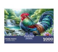 Puzzle Rooster Con 1000 Pezzi, Puzzle Forest Stream Adulti, Gioco Diabilità Impossibile Gioco Intellettivo Familiare Idea Regalo Uomo E Donna 38x26cm/1000pcs