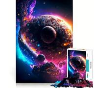 Puzzle rosa e blu per ragazzi, 1000 pezzi, per rafforzare la memoria, un passatempo rilassante, di qualità, ideale come regalo festivo (50x75cm)