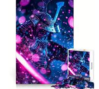 Puzzle rosa Katana Samurai per adolescenti, 1000 pezzi, gioco per allenare la mente, design rilassante, assemblaggio, sorpresa di Natale (38x26cm)