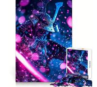 Puzzle rosa Katana Samurai per adolescenti, 1000 pezzi, gioco stimolante, rilassante, preciso, lista dei desideri di Babbo Natale (38x52cm)