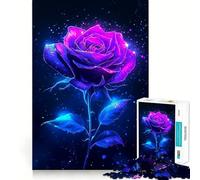 Puzzle Rosa Neon da 1000 pezzi per adolescenti, ideale per rafforzare la memoria, alleviare la tensione, con bordi di qualità, regalo di Natale (38x52cm)