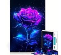 Puzzle Rosa Neon da 1000 pezzi per adolescenti, rompicapo, divertimento e arte da assemblare, oggetto da collezione (50x75cm)