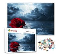 Puzzle Rosa Puzzle 4000 Pezzi Fiore, Adulti e Adolescente Divertente Giocattolo per Giocare, Impegnativi Impossibile Jigsaw con Poster e Borsa Chiusa per Decorazioni Casa Parete, Regalo Donna Uomo P-9