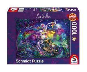Puzzle Rose Cat Khan - Circo Notturno Estivo - 1000 pz - Schmidt 57586