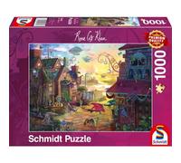 Puzzle Rose Cat Khan - Posta del drago - 1000 pz - Schmidt 57584