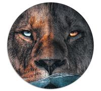 Puzzle rotondi da 1000 pezzi per adulti Il duro lavoro batte il talento, puzzle per adulti, familiari e amici, sfida rompicapo (67,5x67,5cm)