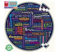 Puzzle rotondo 100 parole fantastiche 500 pezzi