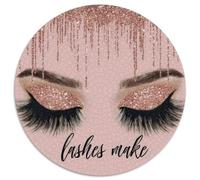 Puzzle rotondo 1000 pezzi ciglia glitterate decorazione ciglia giochi classici super regalo per adulti 1000 pezzi (67,5 x 67,5 cm)