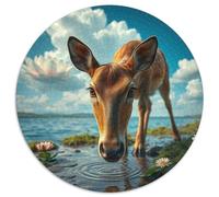 Puzzle Rotondo 1000 Pezzi Fantastic Mushroom Rompicapo Per Adulti E Bambini Impossibile Creativo Colorato Giocattolo Regali Bambino Regalo 1000pcs (67.5x67.5cm)