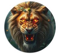 Puzzle Rotondo 1000 Pezzi Sheep Rompicapo Per Adulti E Bambini Animals Das Tier Wild Animals Beast Festa Aziendale Gioco Familiare Ntelligence Relax PaesaggiClassici 1000pcs (67.5x67.5cm)