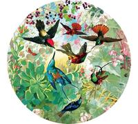 Puzzle Rotondo da 1000 Pezzi con Lettere sul Retro Pianeti Animali Città Illustrazioni Artistiche Diametro 65 cm Puzzle Circolare Antistress Decorazione Murale