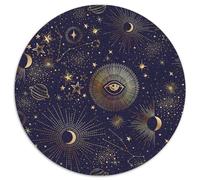 Puzzle rotondo da 1000 pezzi, illustrazione mistica, puzzle creativo per adulti, giochi da 1000 pezzi (67,5 x 67,5 cm)