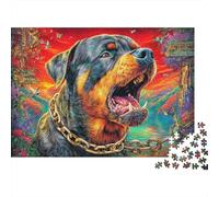Puzzle Rottweiler 1000 Pezzi | Difficile E SfidFormicae | Giochi Di Puzzle E Decorativo Per Casa 70x50cm/1000pcs