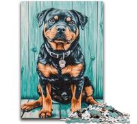 Puzzle Rottweiler per adolescenti, 1000 puzzle, giochi educativi, decorazioni da parete, regali unici per compleanno e Natale (38x26cm)