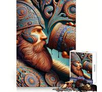 Puzzle Royal Fractals Viking Kin da 1000 pezzi per adulti e ragazzi Ricorda, costruisci lentamente, goditi l'arte del taglio preciso, oggetto da collezione (38x52cm)