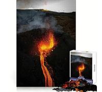 Puzzle "Ruggito Vulcanico" da 1000 pezzi per ragazzi, stimola la capacità di ragionamento, offre svago e divertimento, con bordi netti, ideale come regalo invernale (50x75cm)