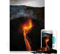 Puzzle "Ruggito Vulcanico" per adulti,1000 pezzi,gioco di memoria,montaggio sicuro e stabile,gioco significativo per costruire connessioni (38x52cm)