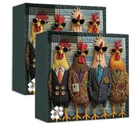 Puzzle Runway Roosters 1000 pezzi per adulti, puzzle artistico con gallo alla moda, puzzle con animali difficili e impegnativi, appassionati di puzzle e gli amanti dell'arte (2PC)