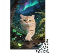 Puzzle Russian Blue Da 1000 Pezzi Per Adulti,Magical Forest Gioco Diabilità Impossibile Puzzle in Legno Giochi Rilassamento E Intelligenza Regali Di Festa 1000pcs (75x50cm)